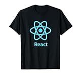 ReactJS React.js Official Logo JavaScript Framework T-Shirt