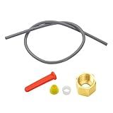 URYKEC 4335 Feed Tube Set, Includes Compression Sleeve and Nut (4335), in Line Strainer (4004), Yellow Orifice (4231), for Aprilaire Humidifier Models 400, 500, and 600.