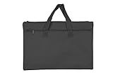 Legal Size Paper Conference Bag Document Bag for Lawyers Real Estate Transaction Paper and Loan Doc Storage (1 Piece - 16" X 11", Black)