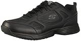 Skechers Men's Work Dighton Athletic Slip Resistant Food Service Shoe, Black, 10.5W