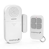 Fosmon Wireless Door Alarms for Home Security with Remote, Battery-Powered 130dB Door and Window Sensor Alarms for Kids Safety, Dementia Patients, Pool Door - 1 Pack