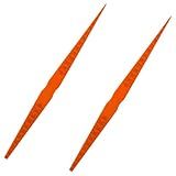 UHANBUT Car Door Panel Gap Alignment Gauge, Plastic Snake Ruler Vehicles Body Measuring Positioning Alignment Tool, Tapered Feeler Tools Accessories for Most Cars (2PCS)