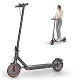 MAXSHOT Electric Scooter for Adults, 350W Motor Up to 19 MPH, 36V Battery 21 Miles Range, 8.5" Honeycomb Solid Tires, Lightweight Foldable E-Scooter with Dual Brakes, LED Display & Smart App Control