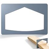 Chalyna Cricket Bat Gauge Tool, Precision Measuring Tool for Cricket Bat Profile, Edge Width, and Spine Height, Ideal for Players, Coaches, Umpires