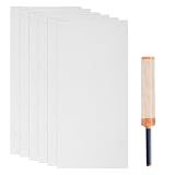 KVMORZE 6 Pack Cricket Bat Protection Sheet, Transparent Cricket Bat Tape