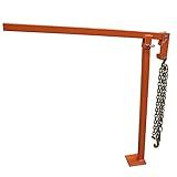 T-Post Puller Fence Post Puller 36" T Post Puller Fence Post Puller Heavy Duty Fence Post Puller Puller T Post Puller for Round Fence Posts T Stakes Sign Post & Tree Stump (T Post Puller + 79" Chain)