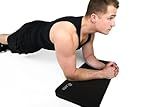 Impulse Yoga Knee Pads Cushion, Thick 1" (25mm) Workout Mat Provides Cushion for Kneeling & Elbows, Non-Slip & Portable Exercise Knee Pad for Yoga, Elbow, Wrist Pain, Planks, Pushups & Floor Exercises