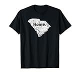 Distressed South Carolina Home T-Shirt