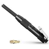 AMGSH Compact Air Needle Scaler, Needle Scaler Air Tool with 12 Needles