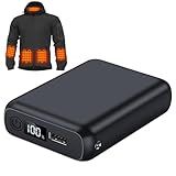 12V 18400mAh Heated Jacket Battery Pack, Battery Pack for Heated Jacket, Rechargeable Power Bank for Heated Jacket, Heated Pants with DC/USB/Type-C Output LED Display