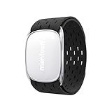 mentech Heart Rate Monitor, Advanced Sensor, Precise Data, 140 Hours Battery Life, Sleep Monitor, Ant + Bluetooth, Comfort, Easy to wear, Auto-wear Detection, Waterproof, Black, Standard(7.1"–13.0")