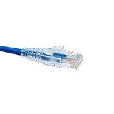 trueCABLE RJ45 Strain Relief Boots, Large 5.5 to 7.0mm Cut-to-Fit PVC Plug Cover, Transparent, 100 Pieces