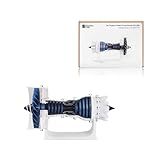 Sahvaim for Bambu Lab Makerworld MH006 Jet Engine Model Components kit 006 Engine Aircraft 3D Printed DIY Parts Compatible with Bambulab P1P/P1S/A1/X1/X1C/X1E -Prints NOT Included-NOT for A1 Mini