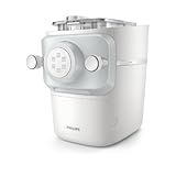Philips 7000 Series Pasta Maker, ProExtrude Technology 150W, 8 discs, Perfect Mixing Technology, Preapre up to 8 Portions, HomeID App, White, (HR2660/03)