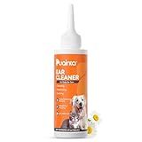 PUAINTA Ear Cleaner for Dog & Cats, Dog Ear Drop and Infection Treatment, Dog Ear Cleaning Solution- Cleaning,Soothing and Deodorizing Itchy Ears 4oz