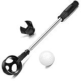 prowithlin Golf Ball Retriever, Stainless Telescopic Extendable Balls Retrievers for Water w/Golfs Ball Pick Up Retriever Grabber Claw Sucker Tool, Golfs Gifts for Men (9ft)