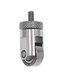 Roller Contact Point For Inch Dial Indicator Depth Gauge Tool 10mm Diameter Wheel 4-48 UNF Thread