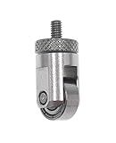 Roller Contact Point For Inch Dial Indicator Depth Gauge Tool 10mm Diameter Wheel 4-48 UNF Thread