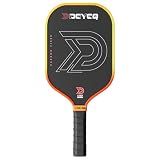 DGYGQ Pickleball Paddles, T700 Raw Carbon Fiber Surface, 16mm Polypropylene Honeycomb Core for All Skill Levels - Larger Sweet Spot for Max Spin, Control & Power