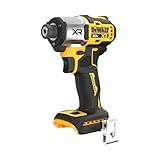 DEWALT 20V MAX XR Impact Driver, 1/4 Inch High Torque Brushless 3 Speed Premium Cordless Impact Driver with LED Light, Extended Runtime, Tool Only (DCF845B)