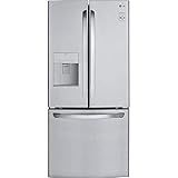 LG LFDS22520S - Refrigerator/Freezer - French Door Bottom Freezer with Water Dispenser - Width: 29.8 in - Depth: 35.5 in - Height: 68.5 in - 21.8 cu. ft - Stainless Steel