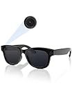 Smart Camera Glasses for Photos& Audio & Videos | 8MP HD Recording, 7H Battery, Lightweight AI Camera Glasses for Men & Women Built-in 32G Memory Card-UV400 Polarized Lense