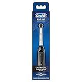 Oral-B Pro 100 Charcoal, Battery Powered Electric Toothbrush, Black