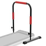 Adjustable Walking Pad Handle only, 19.7 inch Wide, 38 inch Max Height, Red