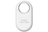 Samsung Galaxy SmartTag2, Bluetooth Tracker, Smart Tag Tracking Device, Item Finder for Keys, Wallet, Luggage, Pets, Use w/ Phones and Tablets Android 11 or Later, 2023, 1 Pack, White