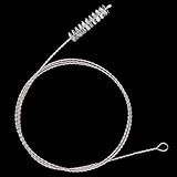 Flexible Drain Brush-Extra Long Nylon Cleaner for Cleaning Plumbing Sink Fridge Skinny Pipe Air Tube Hose Dredging Tool 143cm/56 inch (1 PCS)