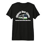 Funny Texas Abbott Bus Lines - Border Relocation Services Premium T-Shirt