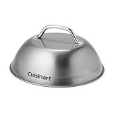 Cuisinart 9” Stainless Steel Melting Dome, Griddle Accessories for Flat Top Cooking, Basting Cover for Enhanced Flavor and Steaming Vegetables, Perfect for Indoor and Outdoor Cooking