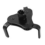 carleef Adjustable Oil Filter Wrench Tool,3 Jaw 2 Way Oil Filter Remover Tool from 2-1/2 Inch to 4.5 Inch,Universal Car Accessories Oil Filter Tool for Most Cars Trucks (Black)
