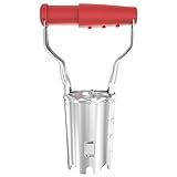 FLORA GUARD Bulb Planter with Depth Markers - Automatic Soil Releasing Seed Bulb Transplanter for Planting/Digging Tulips, Daffodils, Dahlias and More