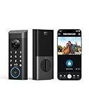 eufy Security Video Smart Lock E330, 3-in-1 Camera+Doorbell+Fingerprint Keyless Entry Door Lock, Smart Built-in Wi-Fi Deadbolt for Front Door, Auto Lock, App Remote Control, Easy Installation