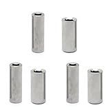 TorSor 6 Pack 1/4 Square to 1/4 Hex Adapter Drive Bit Socket Holder Extension Sleeve Magnetic Female Shank Converter for Ratchet Driver to Screwdriver Bits Handles Motorcycle Tool Set