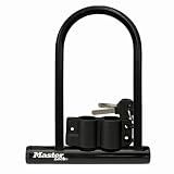 Master Lock U-Lock Keyed Bike Lock, 7-1/4-inch Anti-Theft Device, 8320D