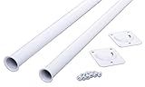 Closet Pro CD-0024-18/30WT Heavy Duty Adjustable Rod, 18 by 30-Inch, White