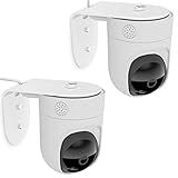 2 Pack Metal Wall Mount Compatible with Eufy Security Indoor Cam E220 and Eufy P24, Provide Better Viewing Angles