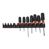 ToolBox Widget Screwdriver Organizer Pro Series 4.0 – Magnetic Holder for Tool Drawers – Modular Toolbox Organizer System – Tool Storage for Professional & DIY Mechanics - 1 Pack, 12 Holders