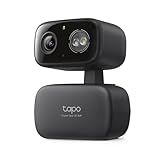 Tapo 2K 3MP Pan/Tilt Indoor/Outdoor Security Camera, Free Person/Baby Cry Detect & Motion Track, 360° View, Color Night Vision, SD/Cloud Storage, Works w/Alexa & Google Home, HybridCam 360