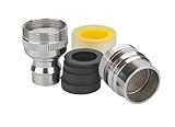 Dishwasher Faucet Adapter (Chrome-brass) fit for Danby, SPT, Homelabs, Costway, Panda, Rovsun Portable Dishwasher to Sink