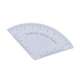 2Pcs Fast Drawing Eyebrow Design Ruler Microblading Mapping Tool Shaping Permanent Makeup Drawing Guide Ruler Tattoo Supplies Reuse