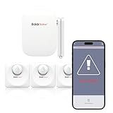 Baldr Smart Water Leak Detector Wireless Wi-Fi Water Sensor for Home with Real-time Email/APP Alerts, 100dB Local Alarm, Suitable for Kitchen, Basement, 3 Sensors