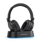 Wireless Headphones for TV Watching, TV Headphones Wireless for Seniors with Transmitter Charging Base, Over Ear Bluetooth Headset No Audio Delay, HiFi Stereo, 65H Playtime, Gifts for Parents/Elderly