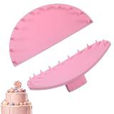 2Pcs Pink Cake Leveler Tool, 3D Cake Arch Guide Tool for 6"-10" Round Cakes Bakers