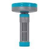 U.S. Pool Supply Floating Spa, Hot Tub & Small Pool Chlorine and Bromine Chemical Dispenser - Holds 1" Tablets, 13 Flow Level Control Setting