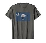 South Carolina Flag The Palmetto State Charleston T Shirt T-Shirt