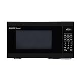 SHARP Countertop Microwave Oven with Removable 12.4" Carousel Turntable, 1000 Watt, 1.1 Cubic Feet, Black