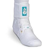 Med Spec ASO Ankle Stabilizer (Small, White) – Ankle Brace for Sprained Ankle and Peroneal Tendonitis, Orthopedic Ankle Support for Men, Women, Adults, Teens and Kids, Sports Injury Recovery, 264002
